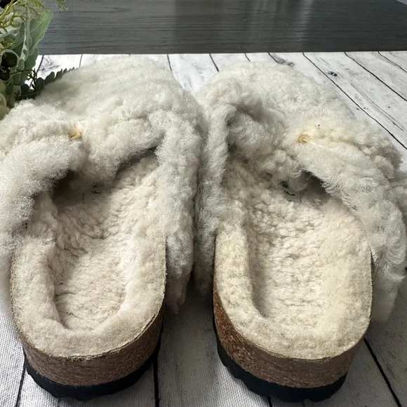 New Birkenstock Boston Big Buckle Teddy Shearling Clogs - Picture 11 of 14